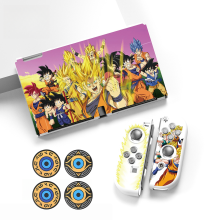 (Style A6) Protective Case Set for Nintendo Switch – OLED and Joy-Con Controllers, Dragon Ball Theme