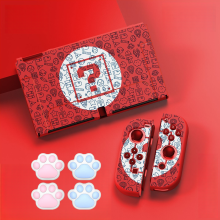 (Style A7) Protective Case Set for Nintendo Switch – OLED and Joy-Con Controllers, Kirby Theme