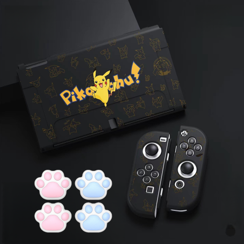 (Style A10) Protective Case Set for Nintendo Switch – OLED and Joy-Con Controllers,  Kirby Theme