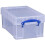 Really Useful Really Useful Box Plastic Storage 5 Litre with XL Lid Clear 2