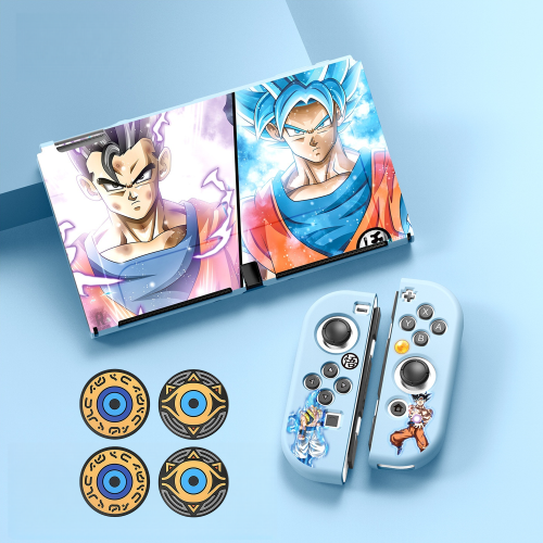 (Style A11) Protective Case Set for Nintendo Switch – OLED and Joy-Con Controllers, Dragon Ball Theme