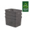 Curver CURVER Infinity Dots - Grey, 3 x 17 Litre 2