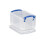 Really Useful Really Useful Plastic Storage Box 0.7 Litre Clear (Pack of 4) 4