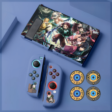 Coque pour Nintendo Switch et Manettes Joy-Con, Thème de Demon Slayer
