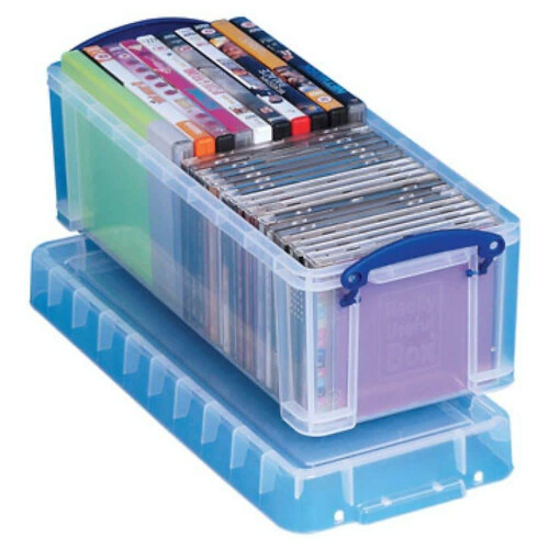 Really Useful Really Useful Box Plastic Storage Box 6.5 Litre Clear