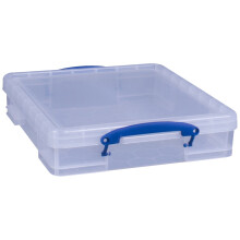 Really Useful Box Plastic Storage 7 Litre Clear,40Lx35Wx8.5D CM