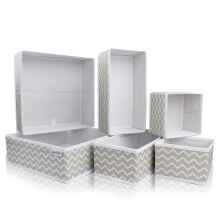 Qoolish Drawer Organiser Set of 6 Sturdy Draw Organizer to sort Your bedroom, Wardrobe and Drawer - Tidy Up Your Space with our Collapsible Clothes