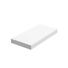 VASAGLE Floating Shelf, Wall Shelf for Books, Photos, Collectibles, Wall-Mounted Office Shelf, 40 x 20 x 3.8 cm, MDF, for Living Room, Kitchen,