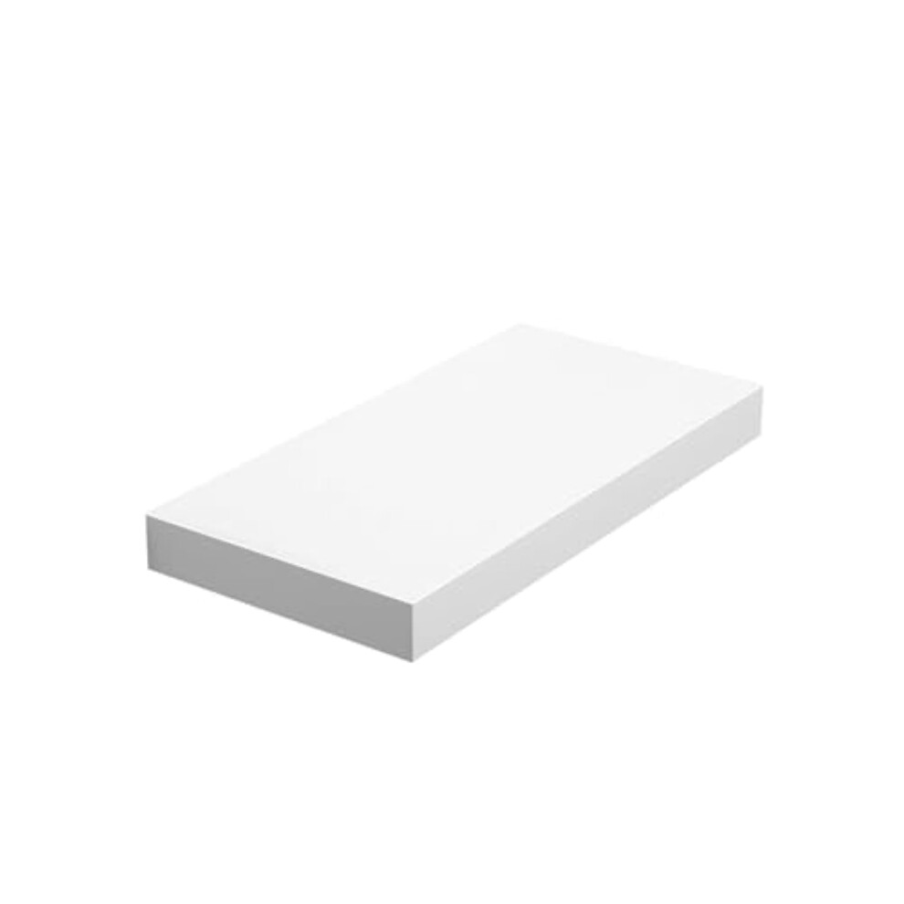 Vasagle Floating Shelf, Wall Shelf For Books, Photos, Collectibles, Wall-Mounted Office Shelf, 40 X 20 X 3.8 Cm, Mdf, For Living Room, Kitchen,