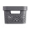 Curver Curver Infinity Dots Set of 4 Rectangular 100% Recycled Small Storage Boxes 4.5 Litres - Grey 5