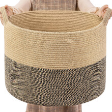 Extra Large Laundry Hamper Woven Baskets for Storage Blanket Basket Living Room Wicker Storage Basket for Organizing Jute Large Baskets for Toy Pillow