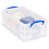 Really Useful Really Useful Box Plastic Storage 12 Litre Clear (Pack Of 4) 4