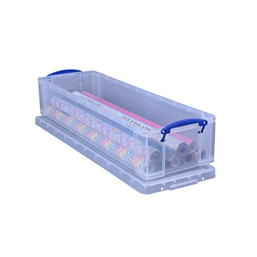 Really Useful Really Useful Box Plastic Storage 22 Litre Clear (Pack Of 2) 1