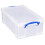 Really Useful Really Useful Box Plastic Storage 12 Litre Clear (Pack Of 4) 2