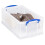Really Useful Really Useful Box Plastic Storage 12 Litre Clear (Pack Of 4) 3