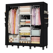 lishbie Portable closet, bedroom armoire, clothes storage box, simple hanging clothes wardrobe, suitable for bedrooms, dormitories and rented houses.