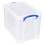 Really Useful Really Useful Box Plastic Storage 19 Litre Clear (Pack Of 4) 2
