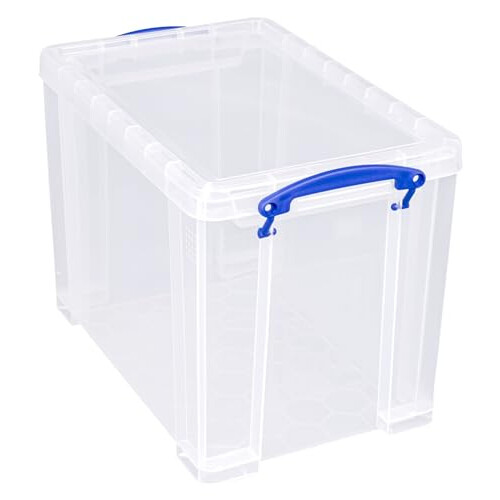 Really Useful Really Useful Box Plastic Storage 19 Litre Clear (Pack Of 4) 1