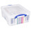 Really Useful Really Useful Box Plastic Storage 18 Litre Clear (Pack Of 3) 5