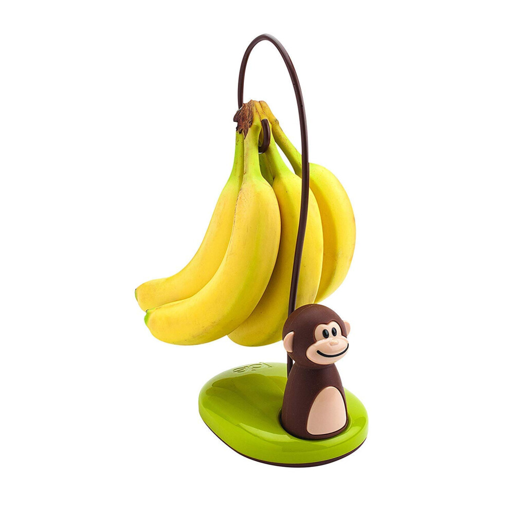Joie Kitchen Gadgets Monkey Banana Tree Stand ? Fun Banana Holder To Prevent Bruising & Promote Even Ripening, Multi-Colour