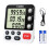 QINFIEY Digital 3 Channels Kitchen Cooking Multiple Timer with Large LCD Count Up Down Stopwatch ON Off Switch Timer for Teaching Reading 3-Level 1