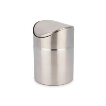 La Cafeti?re Mini Coffee Pod / Tea Bag Bin, Stainless Steel, Silver