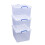 Really Useful Really Useful Box Nestable Plastic Storage 33.5 Litre Clear (Pack of 3) 5