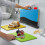 Chopping Board Set (UK Company) Plastic Mat Smart Colour Coded Cutting Boards Set 4 PCS 5