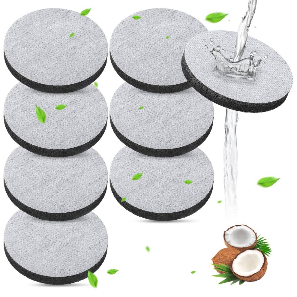 Kigniote 8 Pcs Water Bottle Filter Discs Compatible With Brita Fill & Go Water Filter Bottles Carafes, Water Filter Discs Reduces Pfas, Chlorine,