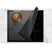 60x52cm Induction Hob Protector Mat,Magnetic Silicone Induction Hob Cover,Heat Resistant & Scratch Protector,Multifunctional BPA-Free Silicone Mat for
