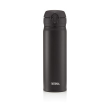 Thermos Flask, Stainless Steel, Matt Black, 470 ml