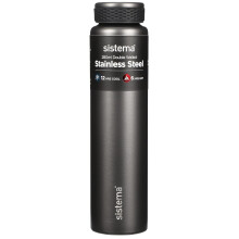 Sistema Hydrate Stainless Steel Water Bottle | 280 ml | BPA-Free | Double Wall Vacuum Insulated Metal Water Bottle | Keeps Liquid Hot & Cool |
