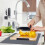 Multipurpose Silicone Mat for Kitchen Worktop Protector, Non-Slip, Heat-Proof, Thick(2mm) Large(60x40cm) Table Mat Grey 3