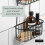 simplywire ? 2 Tier Hanging Shower Caddy ? Rust Resistant ? Black 3