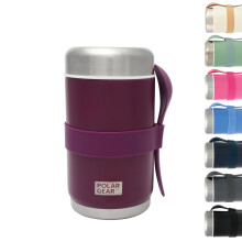 520ml Insulated Food Flasks For Hot Food ? Double-Wall Stainless Steel Hot Food Flask With Spoon ? Thermal Lunch Box keeps Meals Drinks Hot or Cold