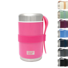 520ml Insulated Food Flasks For Hot Food ? Double-Wall Stainless Steel Hot Food Flask With Spoon ? Thermal Lunch Box keeps Meals Drinks Hot or Cold