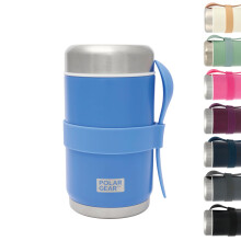 520ml Insulated Food Flasks For Hot Food ? Double-Wall Stainless Steel Hot Food Flask With Spoon ? Thermal Lunch Box keeps Meals Drinks Hot or Cold