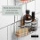 simplywire ? 2 Tier Hanging Shower Caddy ? Rust Resistant ? Chrome 4