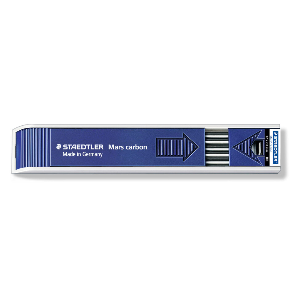 Staedtler 200-Hb Mars Carbon 2Mm Replacement Leads - Hb Degree (Pack Of 12)