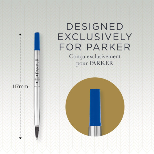 Parker Parker Original Rollerball Pen Refills - Medium Point - Blue Ink - 3 Pack 2
