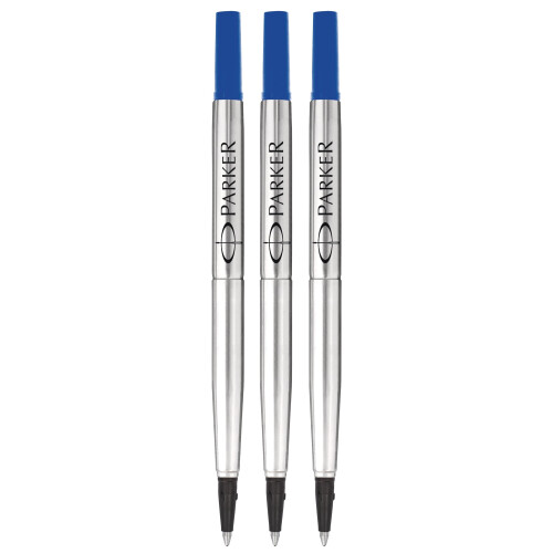 Parker Parker Original Rollerball Pen Refills - Medium Point - Blue Ink - 3 Pack