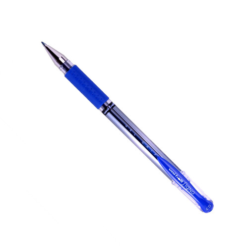 Uni-Ball Uni-Ball UM151S Rollerball Pens Grip 0.7 mm Tip 0.5 mm Stroke Width (12 per pack) - Blue