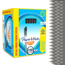 Paper Mate InkJoy 100RT Retractable Ballpoint Pens | Medium Point (1.0mm) | Black | 100 Count