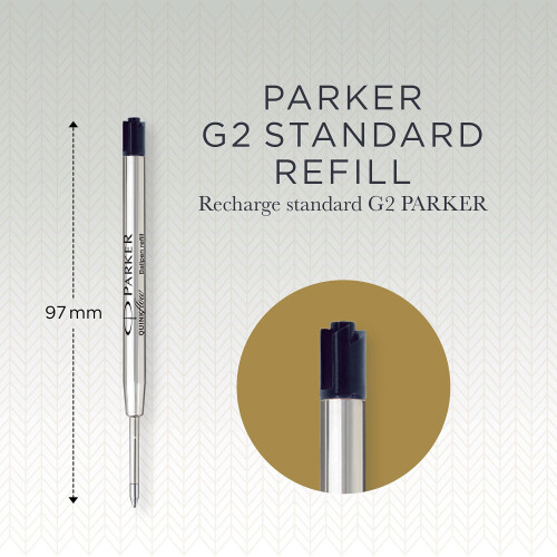 Parker Parker Ballpoint Pen Refills | Medium Point | Black QUINKflow Ink | 10 Count 2