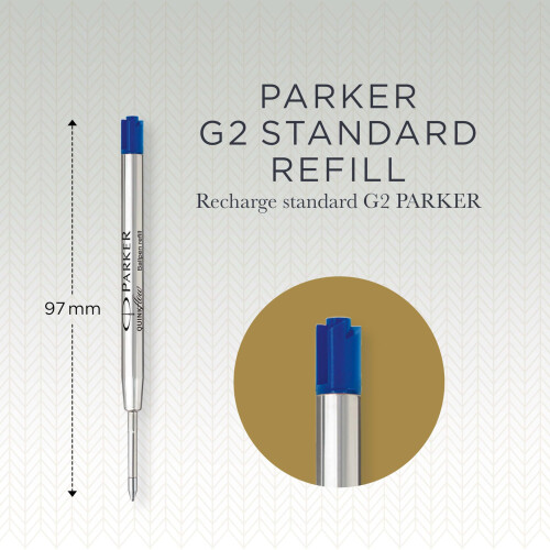 Parker Parker Ballpoint Pen Refills | Medium Point | Blue QUINKflow Ink | 10 Count 2