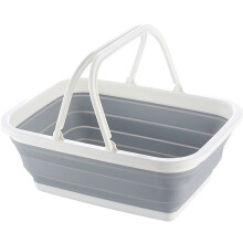 Collapsible Sinks Camping Picnic Baskets Folding Laundry Basket Foldable Ice Buckets Collapsible Washing Up Bowl with Handles for Washing Dishes