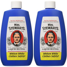 Mrs. Stewart's Concentrated Liquid Bluing - Great for Laundry - 8-ounce Bottle (Pack of 2)