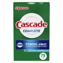 Cascade Complete Powder Allin1 Dishwasher Detergent, Fresh, 75 oz