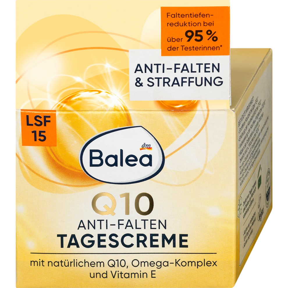 Balea Cream 2X Q10 Anti-Wrinkle Day With Spf 15 50 Ml