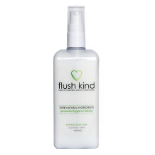 Flush Kind? Toilet Wipe Gel Lotion, Eco-Friendly, Flushable Toilet Wipe Alternative, Moist Wipe, Cleansing, Vegan, Cruelty Free 100ml